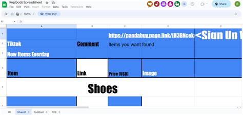 Creating an Excel spreadsheet can be a daunting task, especially if youre a beginner. . Repgods spreadsheet